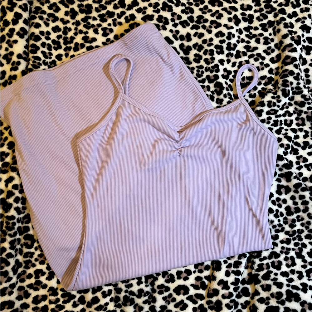 Lavender Purple Mini Dress